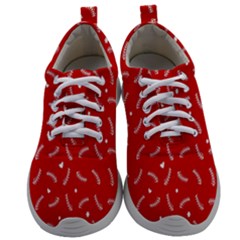 Christmas Pattern,love Red Mens Athletic Shoes by nate14shop