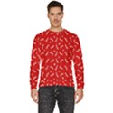 Christmas Pattern,love Red Men s Fleece Sweatshirt View1