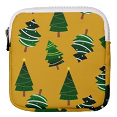 Christmas Tree,yellow Mini Square Pouch by nate14shop