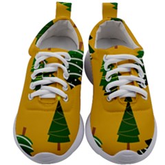 Christmas Tree,yellow Kids Athletic Shoes by nate14shop