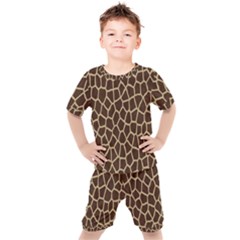 Giraffe Kids  Tee And Shorts Set by nate14shop