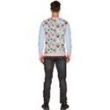 boho flower light blue Men s Fleece Sweatshirt View4