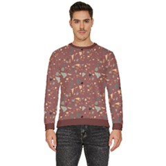 Pattern Seamless Terrazzo Men s Fleece Sweatshirt