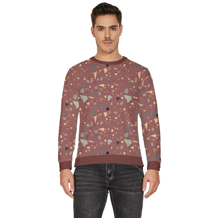 pattern seamless terrazzo Men s Fleece Sweatshirt