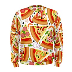 Pizza Love Men s Sweatshirt by designsbymallika