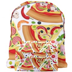 Pizza Love Giant Full Print Backpack by designsbymallika