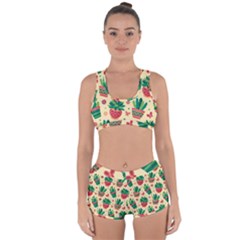 Cactus Love 5 Racerback Boyleg Bikini Set by designsbymallika