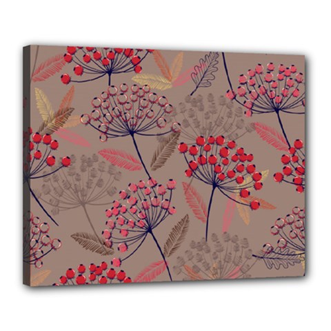 Cherry Love Canvas 20  X 16  (stretched) by designsbymallika