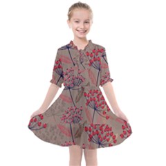 Cherry Love Kids  All Frills Chiffon Dress by designsbymallika