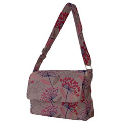 Cherry Love Full Print Messenger Bag (l) by designsbymallika