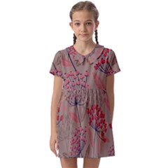 Cherry Love Kids  Asymmetric Collar Dress by designsbymallika