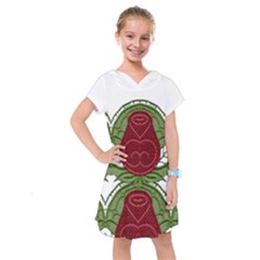 Im Fourth Dimension Colour 7 Kids  Drop Waist Dress