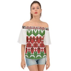 IM Fourth Dimension Colour 9 Off Shoulder Short Sleeve Top