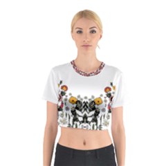 Im Fourth Dimension Colour 10 Cotton Crop Top by imanmulyana