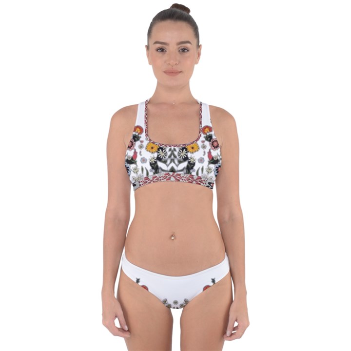 IM Fourth Dimension Colour 10 Cross Back Hipster Bikini Set