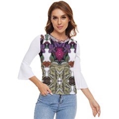 Im Fourth Dimension Colour 11 Bell Sleeve Top