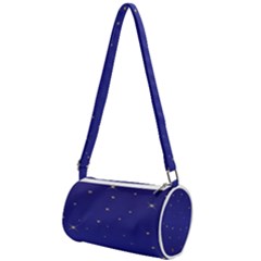 Gold-blue Mini Cylinder Bag