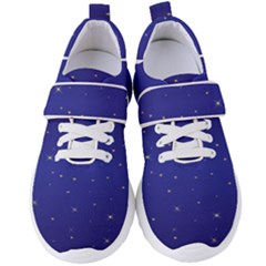 Gold-blue Women s Velcro Strap Shoes