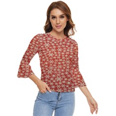 Holiday Bell Sleeve Top