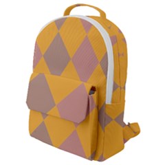 Pattern Box Flap Pocket Backpack (small) by nate14shop