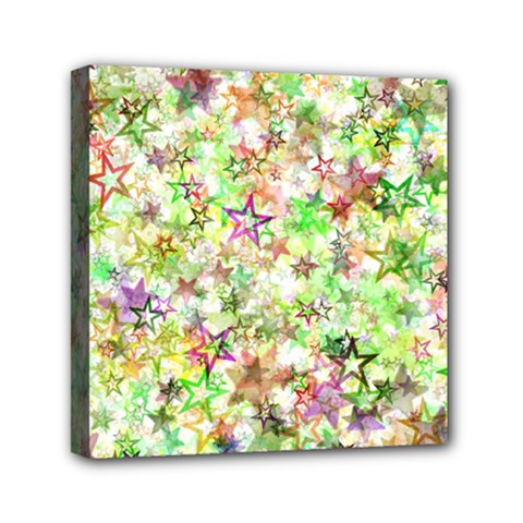 Background-christmas-star-advent- Mini Canvas 6  X 6  (stretched) by Jancukart