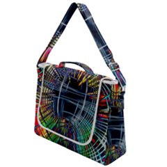 Color-background-structure-lines- Box Up Messenger Bag