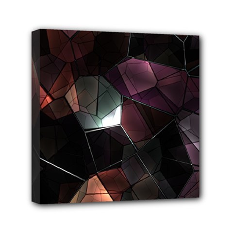 Crystals background designluxury Mini Canvas 6  x 6  (Stretched)