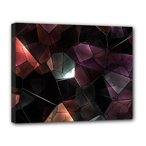 Crystals background designluxury Canvas 14  x 11  (Stretched)