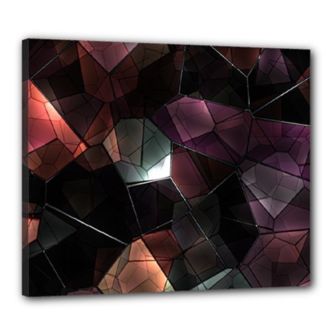 Crystals background designluxury Canvas 24  x 20  (Stretched)