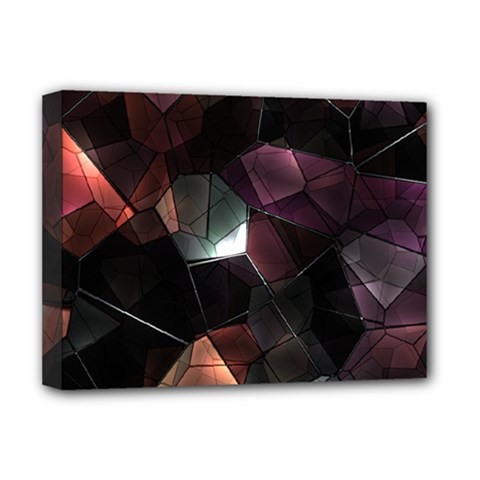 Crystals Background Designluxury Deluxe Canvas 16  X 12  (stretched)  by Jancukart