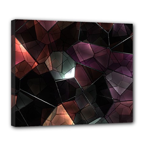 Crystals background designluxury Deluxe Canvas 24  x 20  (Stretched)