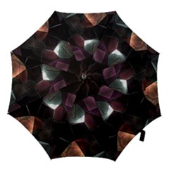 Crystals background designluxury Hook Handle Umbrellas (Small)