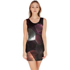 Crystals background designluxury Bodycon Dress