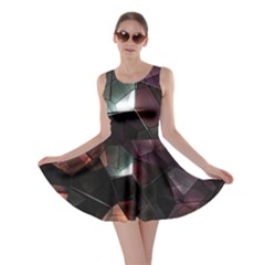 Crystals background designluxury Skater Dress