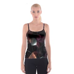 Crystals background designluxury Spaghetti Strap Top