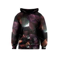 Crystals background designluxury Kids  Pullover Hoodie