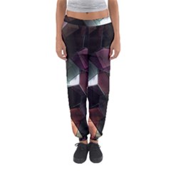 Crystals background designluxury Women s Jogger Sweatpants