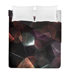 Crystals background designluxury Duvet Cover Double Side (Full/ Double Size)