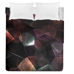 Crystals background designluxury Duvet Cover Double Side (Queen Size)