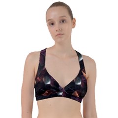 Crystals background designluxury Sweetheart Sports Bra