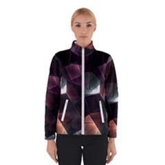 Crystals background designluxury Women s Bomber Jacket