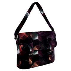 Crystals background designluxury Buckle Messenger Bag