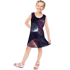 Crystals background designluxury Kids  Tunic Dress