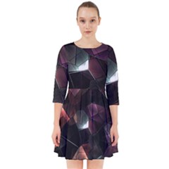 Crystals background designluxury Smock Dress