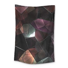 Crystals background designluxury Small Tapestry