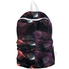 Crystals background designluxury Foldable Lightweight Backpack