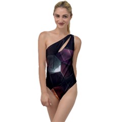 Crystals background designluxury To One Side Swimsuit