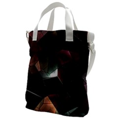 Crystals background designluxury Canvas Messenger Bag
