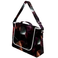 Crystals background designluxury Box Up Messenger Bag
