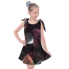 Crystals background designluxury Kids  Tie Up Tunic Dress